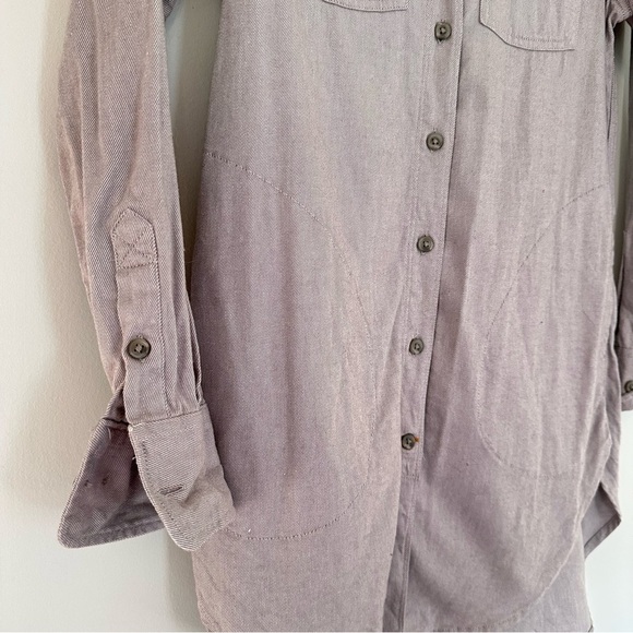 Carhartt WOMEN'S RUGGED FLEX® RELAXED FIT FLANNEL LONG-SLEEVE PLAID TUNIC Sz XS - Picture 9 of 10